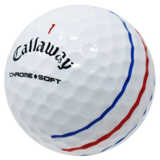 Used Golf Balls Callaway Chrome Soft Triple Track- 1 Dozen